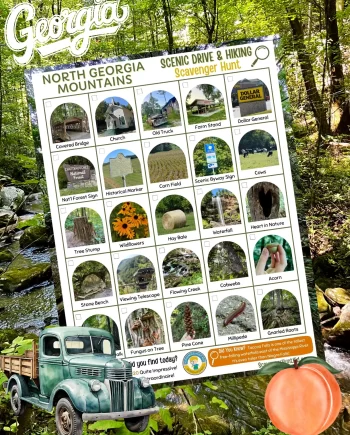 North Georgia Mountains Scavenger Hunt